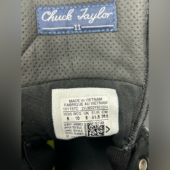 Converse Chuck Taylor II All-Star 2 Reflective
Camo Black W10 M8 - Picture 9 of 10